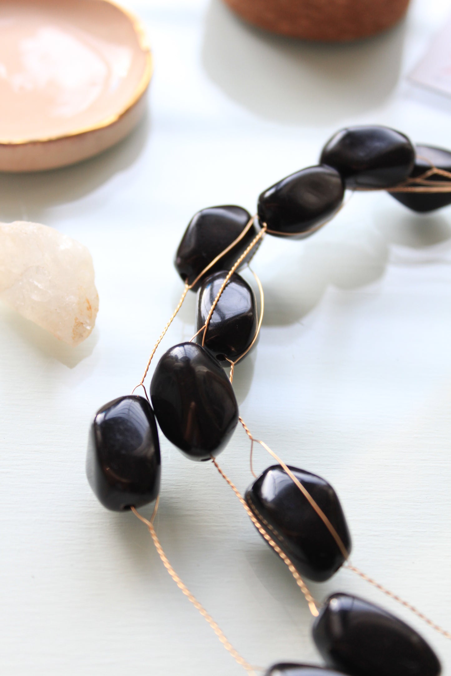 Chocker stone negro