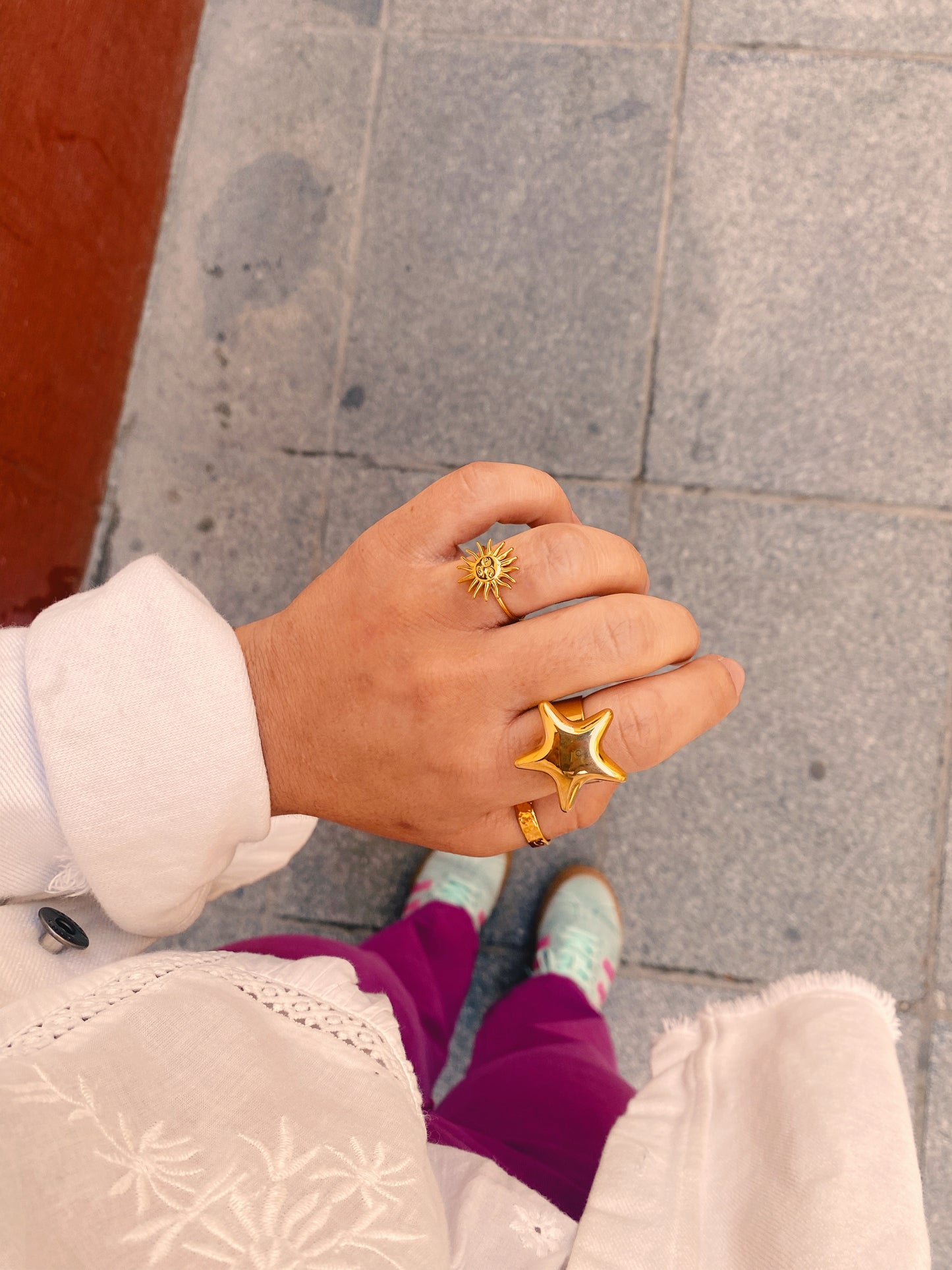 Anillo Chunky Star