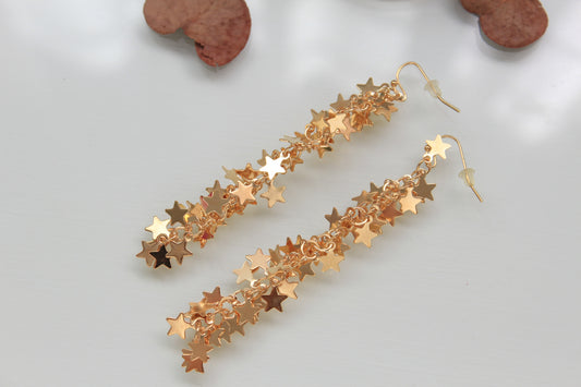 Pendientes SuperStar dorados